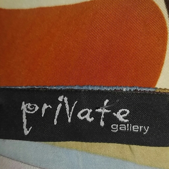 Private Gallery Lady's 1 Sleeve Patterned Dress Sm - Picture 3 of 4